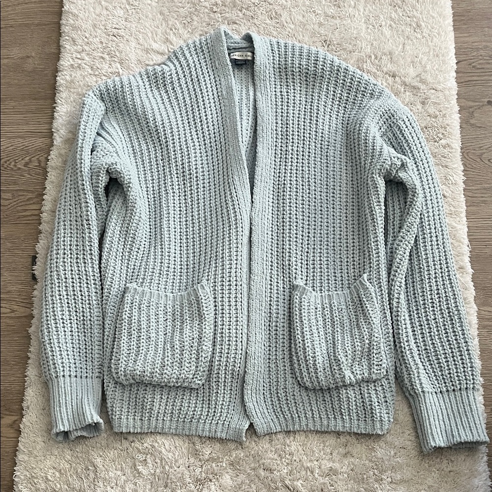 American Eagle Cozy light blue Women's cardigan.  Size XS